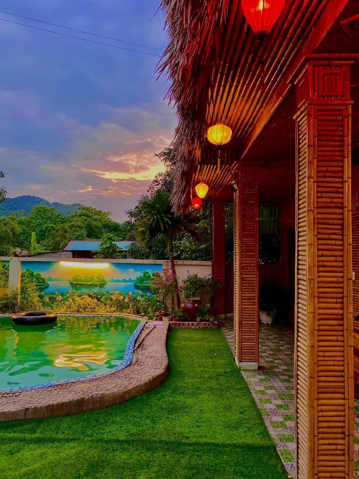 Hang Mua Bamboo Homestay Ninh Bình Exteriör bild